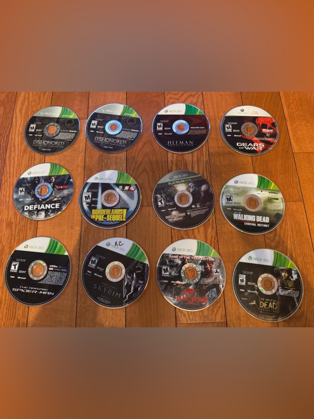 24 XBOX 360 Game Lot-Loose Discs-Tested & Working